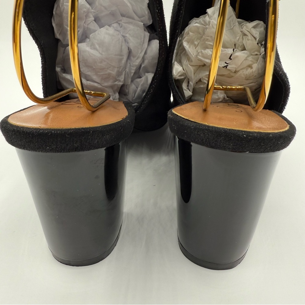 Azura by Spring Step Voljeti Black Heeled Sandals Size 41 / 9.5 - 10 - Picture 11 of 16